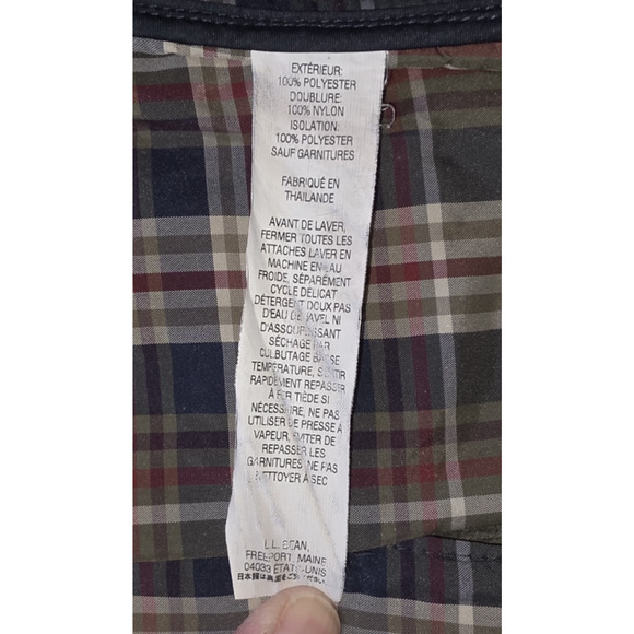 L.L. Bean Women’s Quilted Riding Chore Jacket Black S Equestrian Coat Outerwear - Picture 9 of 9